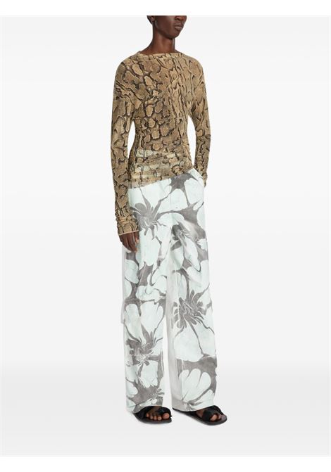 snake print tee man sand DRIES VAN NOTEN | 251-021129-1620101